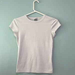 Baby tee, light blue